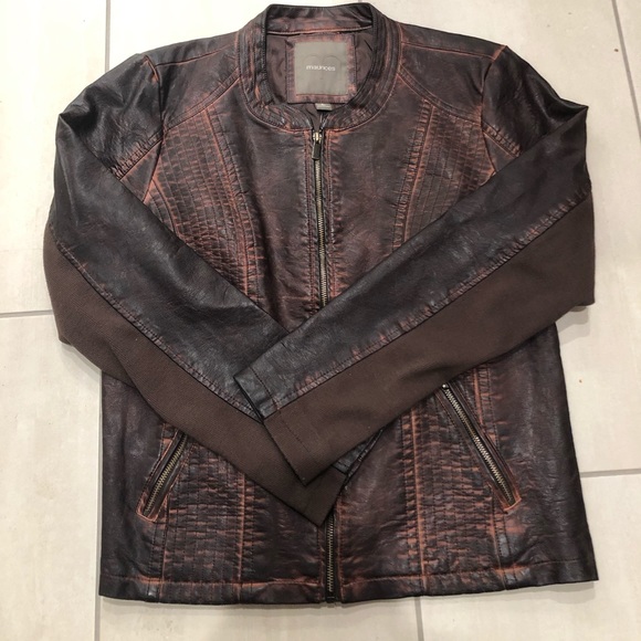 Faux Leather Jacket - Picture 1 of 4